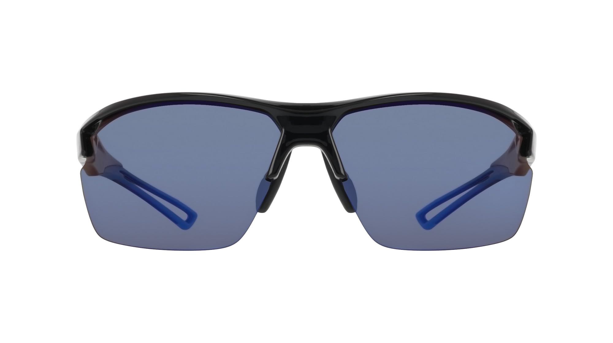 Columbia Men's Sunglasses C565SP BARLOW BASIN - Black/Blue Flash with Blue Mirror Lens