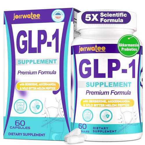 GLP-1, GLP1 Supplements Women & Men, 14-in-1 GLP-1 probiotic for Digestion, Energy, Gut & Overall Health, Advance Formulate GLP 1 with Akkermansia Probiotic, 60 Counts