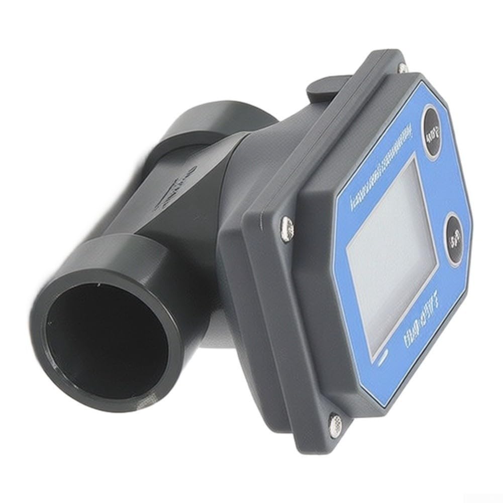 Contador de agua digital DN15 LCD UPVC 5-100L/min (DN15 Wired)