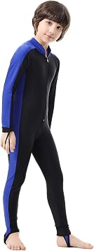 Kids Sunsuit Long Sleeve Swimwear One-Piece Bodysuit Swimsuit