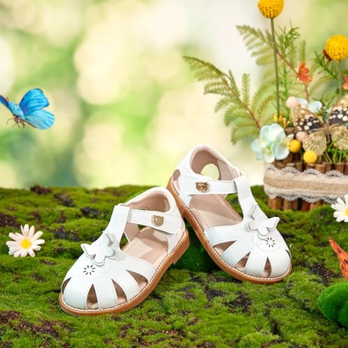 Image of GINFIVE Toddler Girls Sandals Girls Toddler Sandals Little Girls Kids Shoes