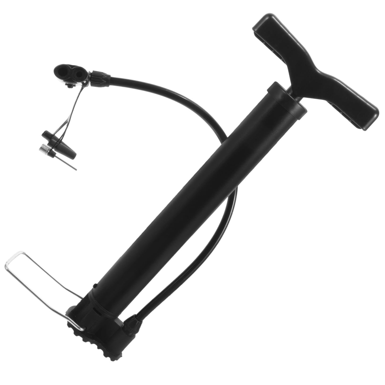 SUPVOX De Bola Hinchador Bicicleta Inflador De Bicicleta Pelota Yoga De Aire para De Baloncesto Manual De Globo De Bicicletas Portatil Acero
