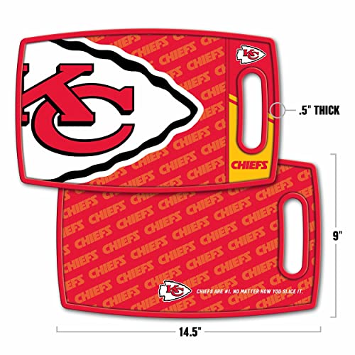 Image of YouTheFan NFL Kansas City Chiefs Logo Series Cutting Board