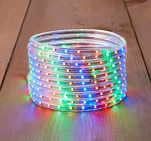 Mufasa LED Rope Light Indoor Outdoor Strip Home Decoration Lights, Diwali Festival Lights False Ceiling, Balcony 220V AC (...