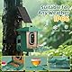 Vogelhaus mit Kamera Outdoor Solar Vogelfutterspender: 2K WLAN Vogelfutterhaus Wetterfest IP66 - Geschenke FüR Vogelliebhaber Ai Verfolgung EichhöRnchensicher - Bird Feeder Camera