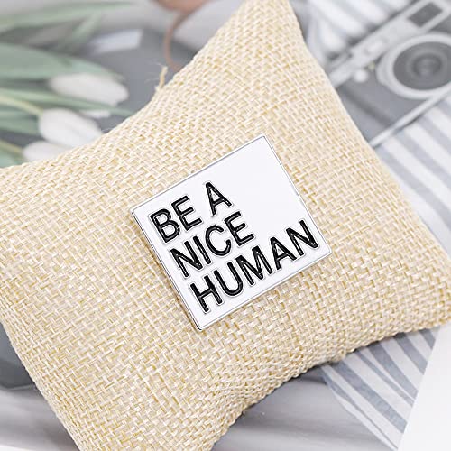Image of Letter inchNice Human inch Brooch Pin Corsage, Sweater Dress Shawl Creative Jewelry Accessory Decor for Wedding Birthday Party Christmas Gift