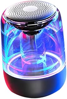Uonlytech Alto-Falante Coluna Subwoofer Sem Fio Alto-Falante Subwoofer Romântico Luz Colorida Suporte Alto-Falante Tf Alto-Falante Sem Fio Portátil C7 Iluminação Alto-Falante
