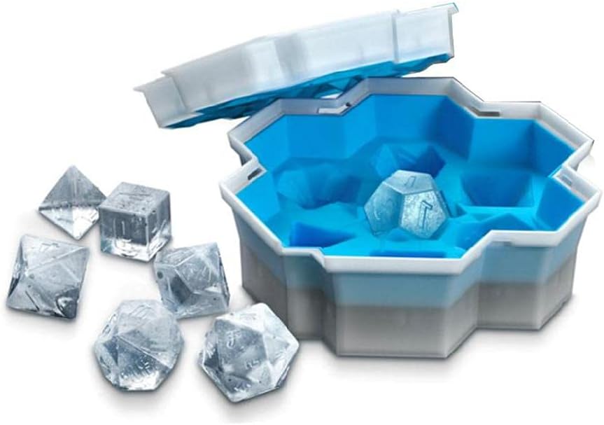 7 Shape Dice Silicone Ice Tray Mold Game Dice Mini Ice Cube Trays with Lids Mold silicone mold kitchen