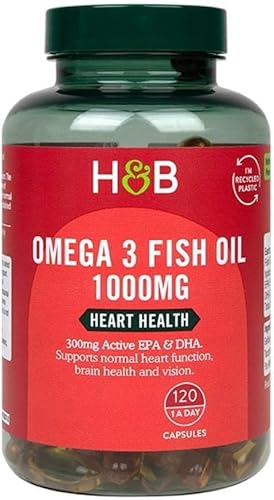 Holland and Barrett Omega 3 Fish Oil 1000mg - 120 Capsules