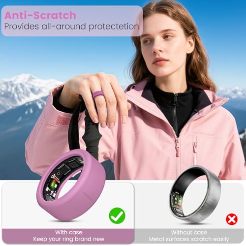 Funda para anillo de silicona compatible con Ultrahuman Air en talla L 3