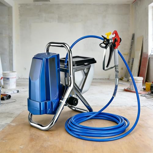 Pulverizador De Pintura Sin Aire De 1800W, Máquina De Pulverización De Pintura De Alta Presión De 2,5L, Flujo De 2 L/Min, Manguera De 5m para Muebles, Techos, Interior Y Exterior