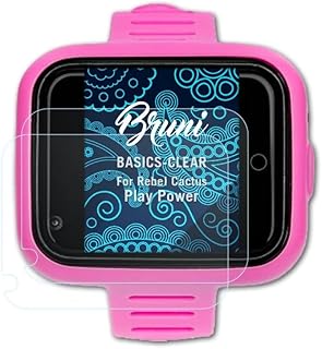 Bruni Screen Protector compatible with Rebel Cactus Play Power Protector Film, crystal clear Protective Film (2X)