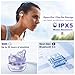 Jewelry Inspired Clip On Earbuds, Open Ear Headphones Bluetooth 5.4 Wireless Earbuds with Crystal Diamond Design, Waterproof Ear Buds Noise Cancelling, Romantic Valentine’s Day Gift for Women Purple
