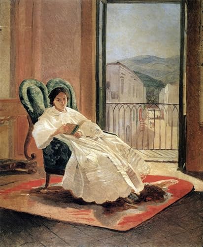 Poster Image Déco d'Art la femme de l'artiste salon cosy