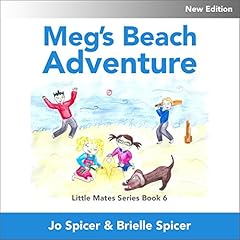 Meg's Beach Adventure Audiobook By Jo Spicer, Brielle Spicer cover art
