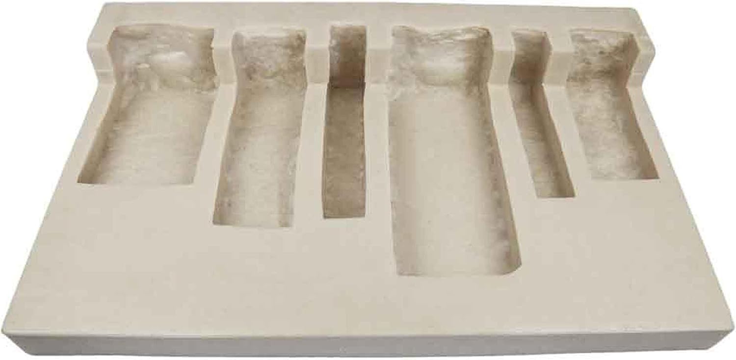 Rubber Molds for Concrete, EZ Stack 1-Step Corner Mold, Version 3
