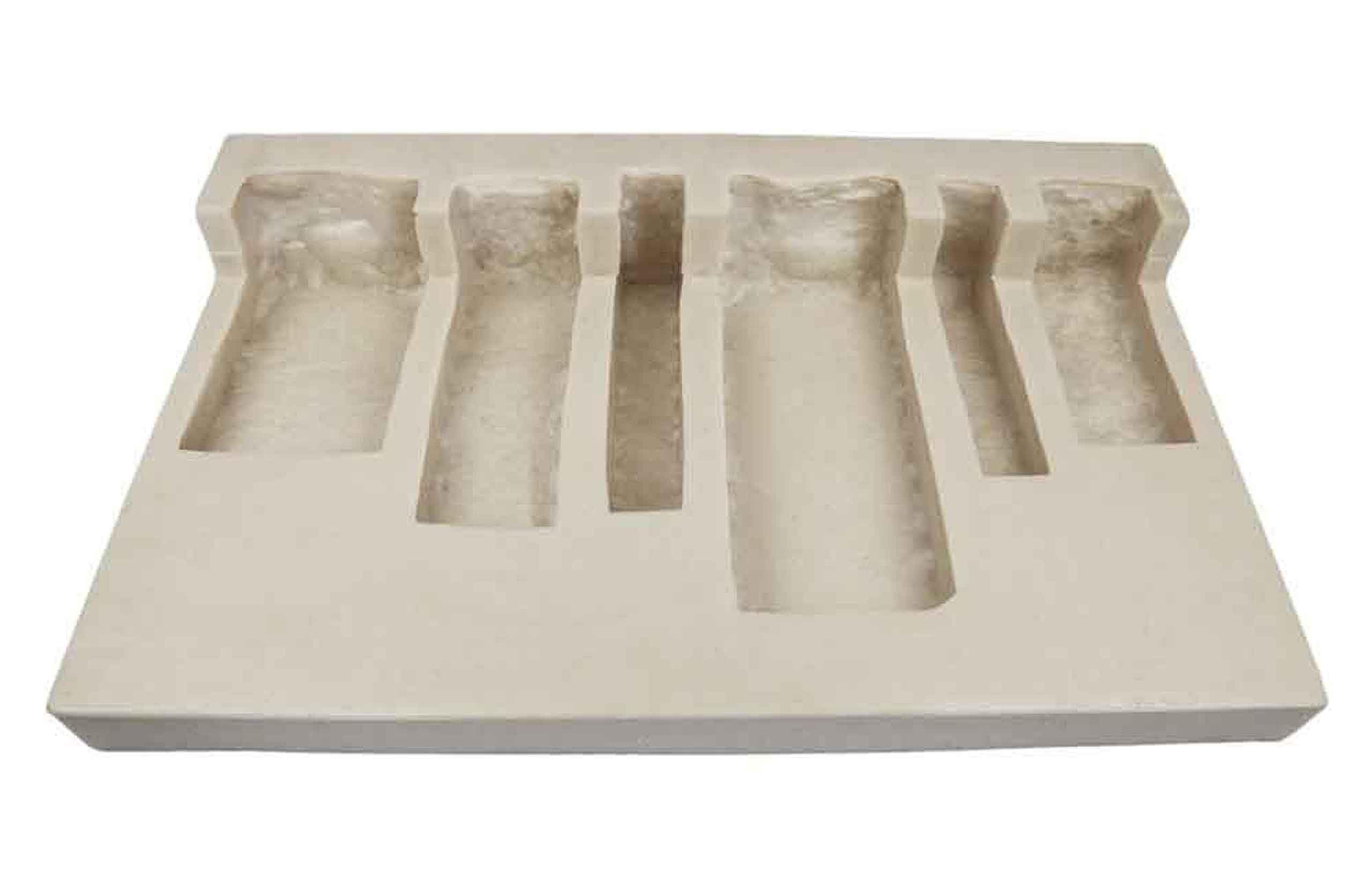 Rubber Molds for Concrete, EZ Stack 1-Step Corner Mold, Version 1