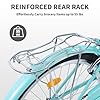 Cyclist Sawyer Beach Cruiser Bike for Women, 26 inch Adults Bicycle Single Speed, Bicycle for Women with Basket & Steel Rack, Women's Bike for Commuting, Green #4