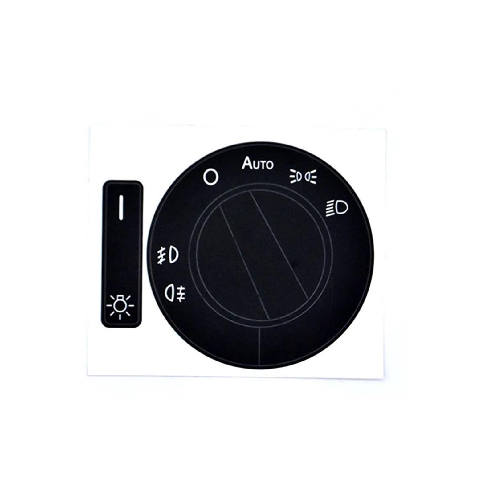 Car Switch Cover Compatible with Vw for Touareg 2004-2009 Car Steering Wheel Windows Headlight Climate Switch Worn Button Stickers(3)