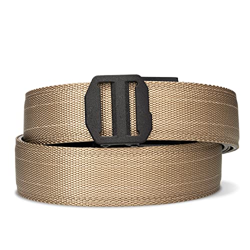 KORE Tactical Gun Belt | X7 Buckle & Tan Reinforced Tactical Belt (Fits 24" to 54")
