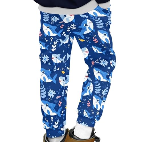 Sprowallow Boys Pants with Pocket Long Sleeve Athletic Casual Sweatpants Sports Trousers for Unisex Kids 4-15 Years2