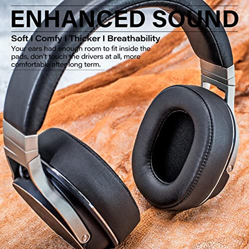 TRANSTEK PM-3 Cojines para Auriculares Compatibles con PM3 PM-3 - Almohadillas de Espuma con Memoria I (Negro) miniatura 4