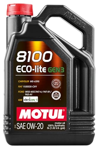 Motul 8100 ECO-lite 0W-20 Full Synthetic Motor Oil with Adva...