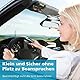 upbeat Brillenhalter für Auto Sonnenblende, Auto Sonnenbrillenhalter, Leder Auto Multifunktionaler Aufbewahrungsclip, Sonnenbrillen Halterung für Auto, Auto Visier Zubehör Karten Clip
