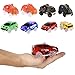 Tracks Cars Only Replacement, Flex Track Race cars for Magic Tracks Glow in the Dark, LED Lights Up Battery Operated Snap N Glow Trax cars Accessories, Compatible with Most Car Tracks for Kids (4pack