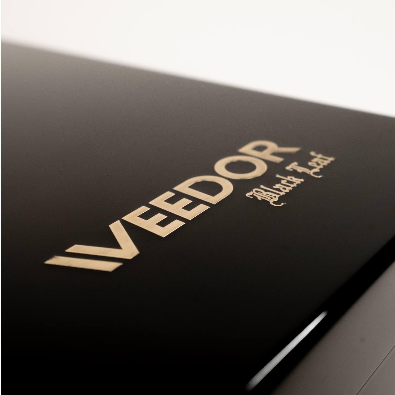 Weedor - Caja de madera dura con barra de luz, con cerradura y elegante