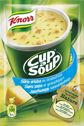Knorr 12 Pack Delicious Instant Cheese Soup Cups