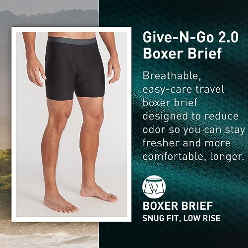 ExOfficio Men's Give-N-Go 2.0 Cool and Comfortable Boxer Briefs2