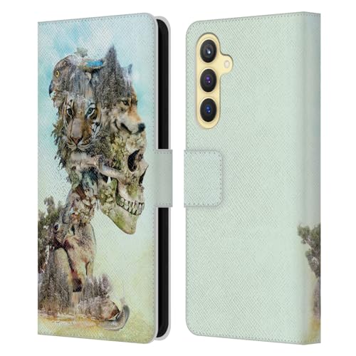 Carcasa de cuero tipo libro Samsung Galaxy S23 FE 5G Riza Peker