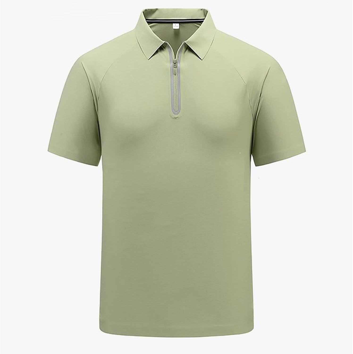 Men's Quarter Zip Shirt Short Sleeve Golf Shirt | Quarter Zip , Collar, Short Sleeve Fit, Soft Stretch Feel, For Golf, Tennis, Travel, And Casual Wear
