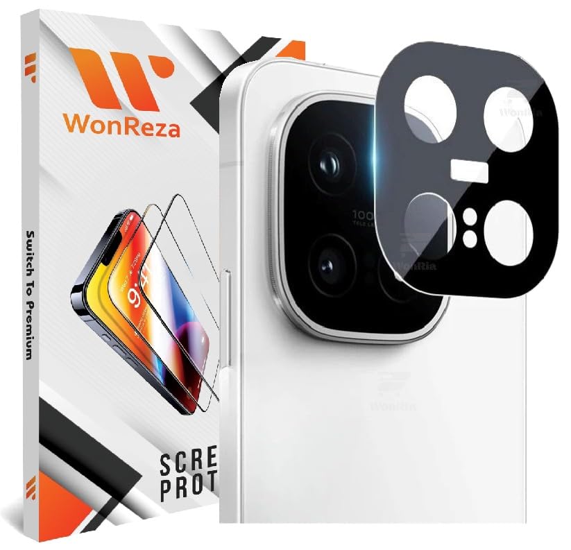 Image of Pack 1- Back Camera Glass Protector for iQOO 15 5G [3D Premium] Camera Glass Protector (Black)