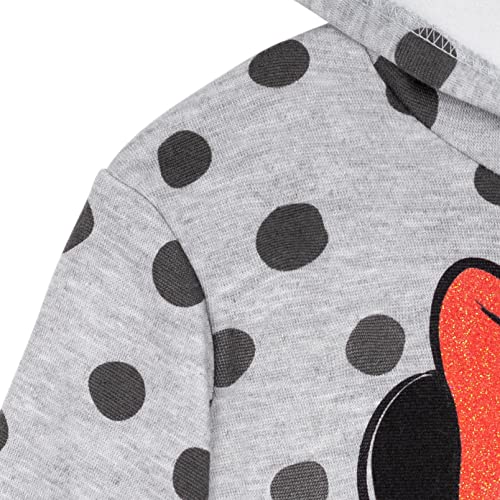 Disney Minnie Mouse Toddler Girls Fleece Fashion Hoodie Heather Gray 3T #TOP5