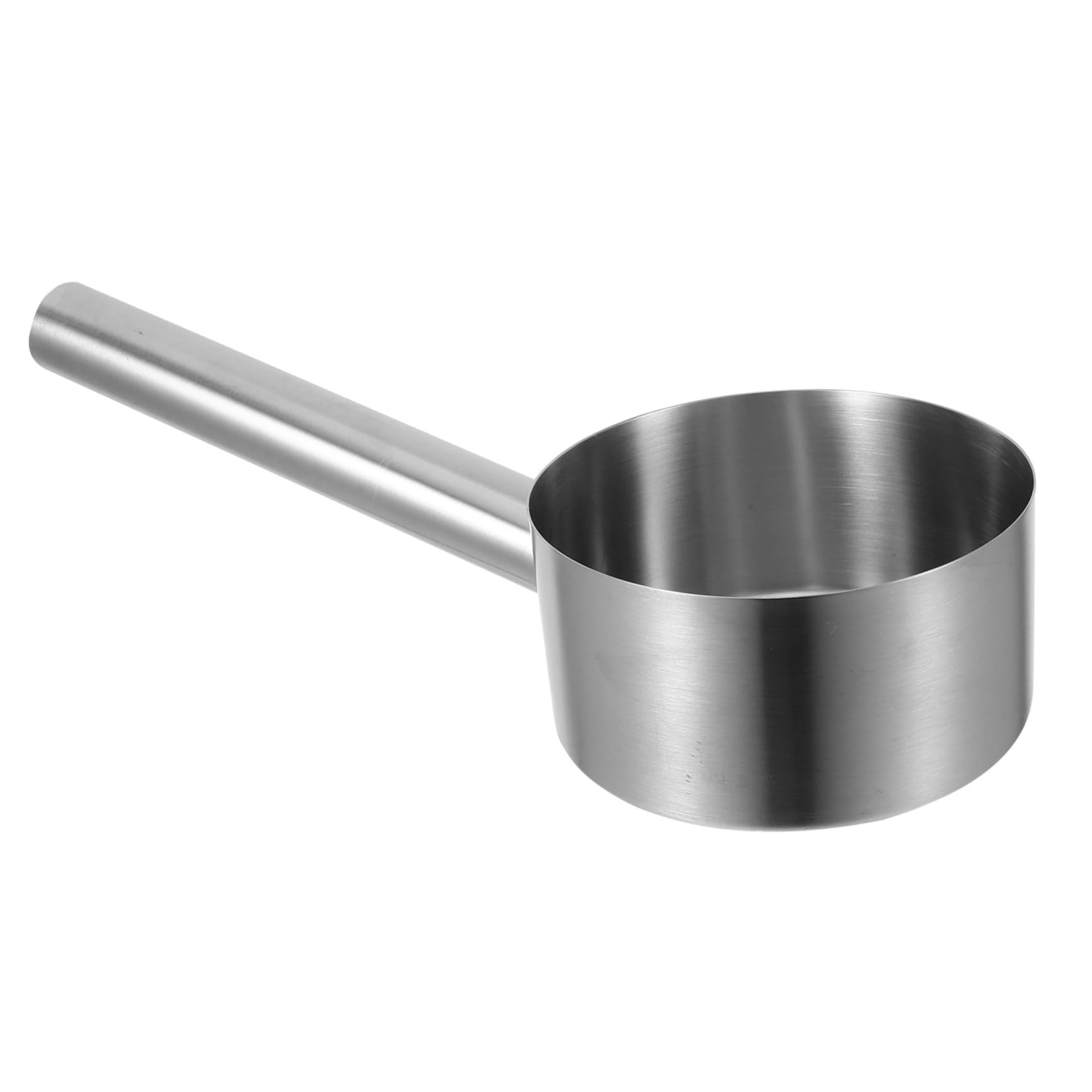 Luxshiny Cucharón de Agua de Acero Inoxidable Mango Largo, Capacidad Grande y Robusto, Adecuado para Baño y Jardín Diseño Duradero y Práctico