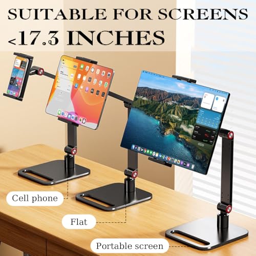 Support moniteur bureau pivotant 360 pour ecran portable et tablette 6-17.3