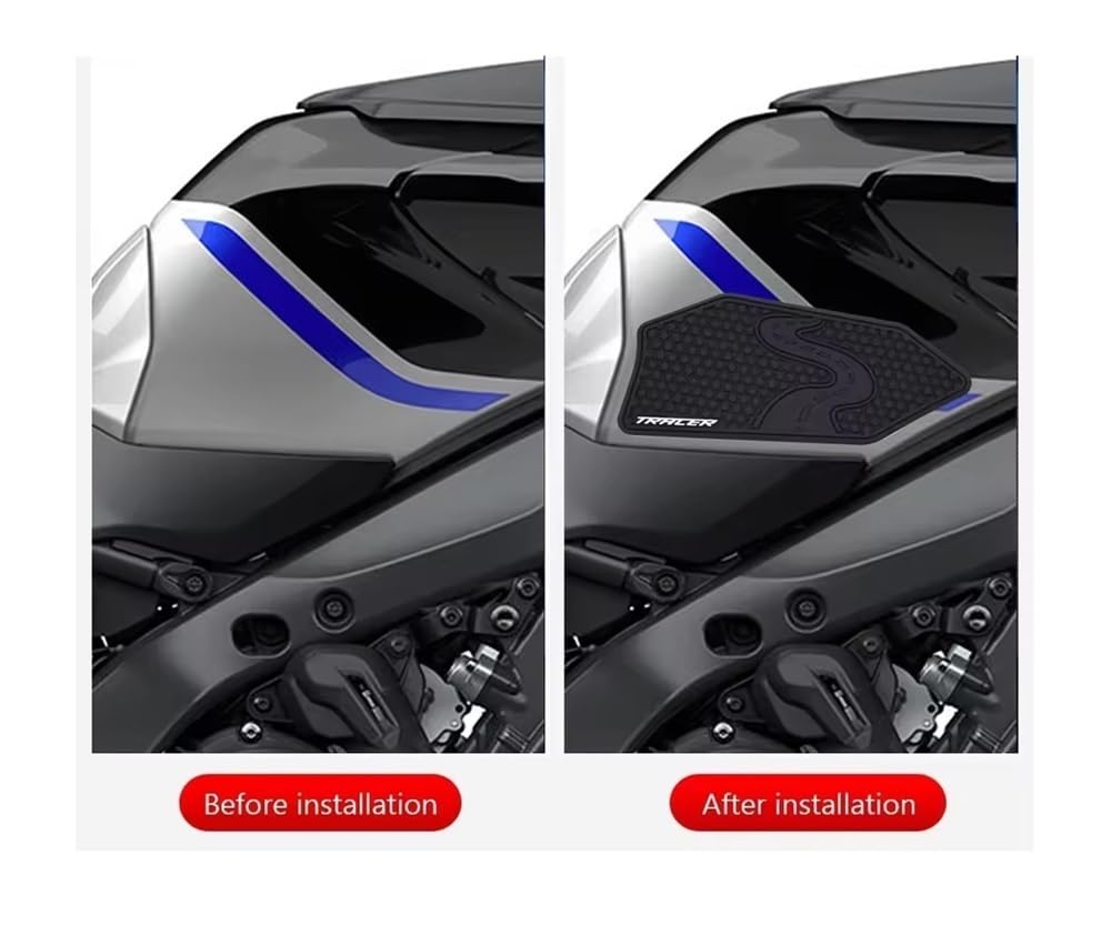 Adesivo protezione serbatoio moto Protettivo Antiscivolo Per Serbatoio Carburante Laterale Per Moto Per Tracer 9 GT 2025-2026