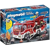 Playmobil City Action Camión de Bomberos con Luces y Sonido, a