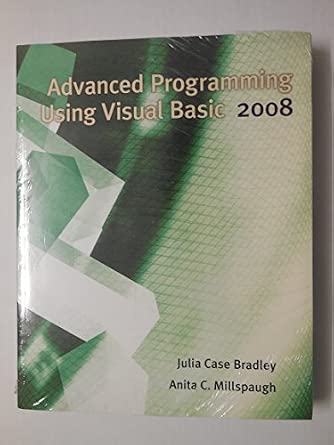 Advanced Programming Using Visual Basic 2008: 9780073517223: Computer ...