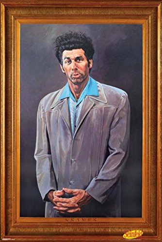 The Kramer Portrait Seinfeld Faux Frame TV Cool Wall Decor Art Print Poster 24x36