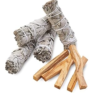 Smudge Kit Refill - White Sage & Palo Santo for Smudging, Healing, Purifying, Meditating & Incense Smudge Kit Refill White Sage Palo Santo for Smudging Healing Purifying Meditating Incense