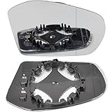 Right hand, driver side wing door clip on mirror glass for Mercedes SLK W245 2005-2008 heat
