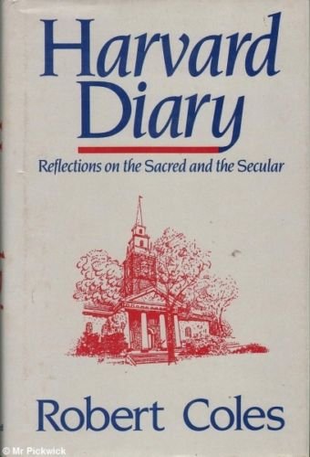 Harvard Diary: Reflections on the Sacred and th... 0824508858 Book Cover
