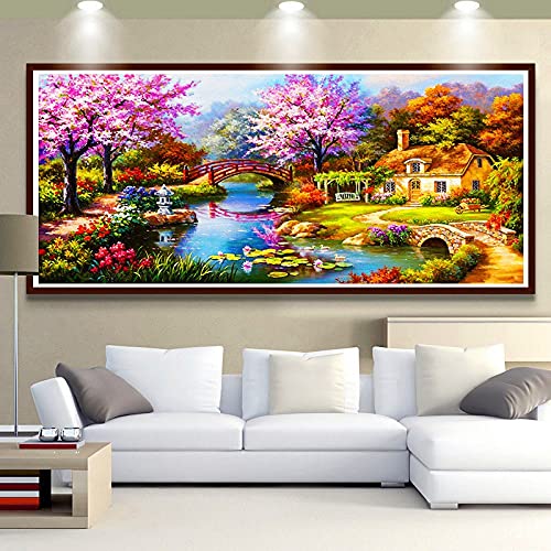 Diamond painting 5d chalet de jardin kit complet comme idée cadeau créatif - 2