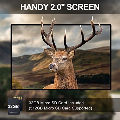 Wildkamera mit Bewegungsmelder Nachtsicht - Wildkamera Testsieger 28MP 1520P Wärmebildkamera Jagd 0,2s Jagdkamera 850nm… – Bild 7