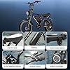 Kalorace Electric Bike for Adults, Peak 1000W Brushless Motor, 31MPH, Max 35-50 Miles Range E-Bike, 20" Fat Tire E-Bike, 48V- 17.5Ah Removable Battery for Mountains, Snow, Sand, Road Electric Bicycle #3