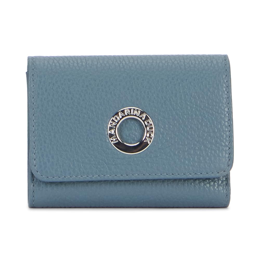 Mandarina Duck Mellow Leather Wallet, Women's Travel Accessories, One Size, Iron, One Size