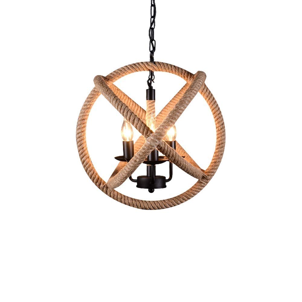 Lustre vintage sphérique 3 lumières pour illuminer votre îlot de cuisine avec élégance